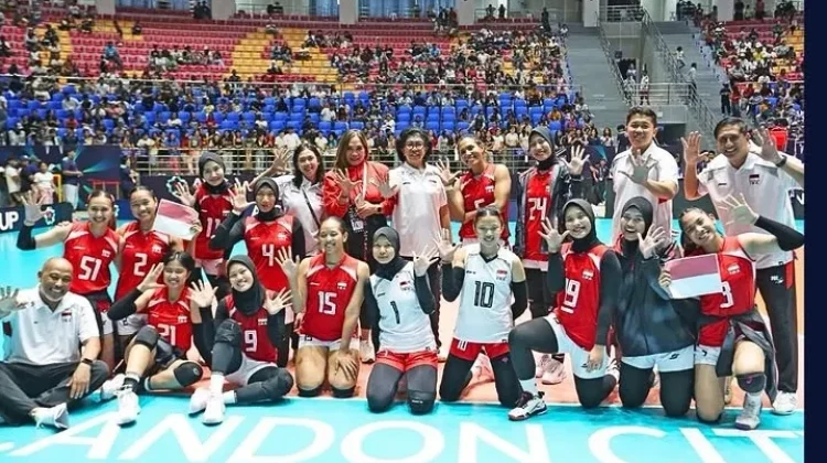 Timnas Voli Putri Indonesia Finis Peringkat Kelima AVC Women’s Volleyball Cup 2026