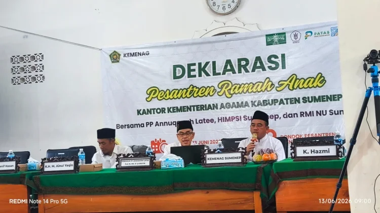 Deklarasi Pesantren Ramah Anak, Kemenag Sumenep Perkuat Perlindungan Santri