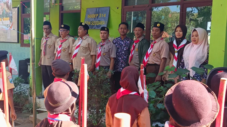 Perkasa di Pelosok Desa, Semangat Pramuka SDN Soddara I Bersinar dan Menginspirasi