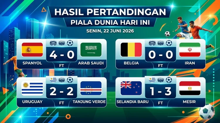 Spanyol Menggila, Mesir Ukir Sejarah pada Matchday Kedua Piala Dunia 2026