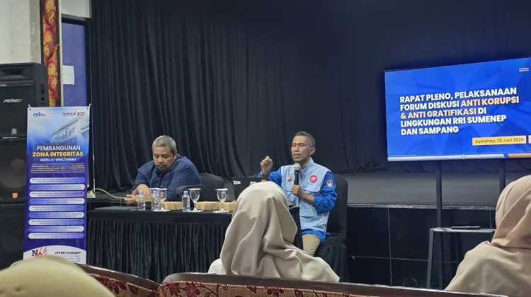 Wujudkan WBK-WBBM, LPP RRI Sumenep Gelar Forum Diskusi Antikorupsi