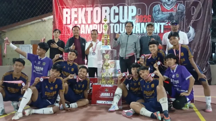 SMA 2 Sumenep Juara Futsal Rektor Cup 2026, Rektor Unija Siapkan Agenda Tahunan
