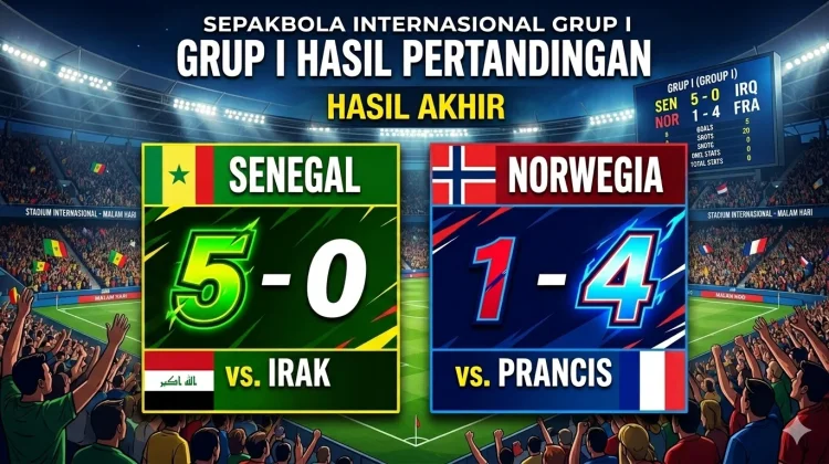 Grup I, Prancis Sempurna dan Norwegia Amankan Tiket 32 Besar