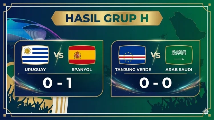 Spanyol Juara Grup H Piala Dunia 2026, Tanjung Verde Lolos ke Babak 32 Besar