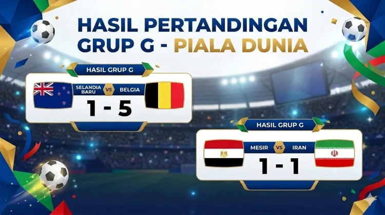 Belgia dan Mesir Melaju ke Babak 32 Besar, Iran Miliki Harapan di Peringkat Ketiga