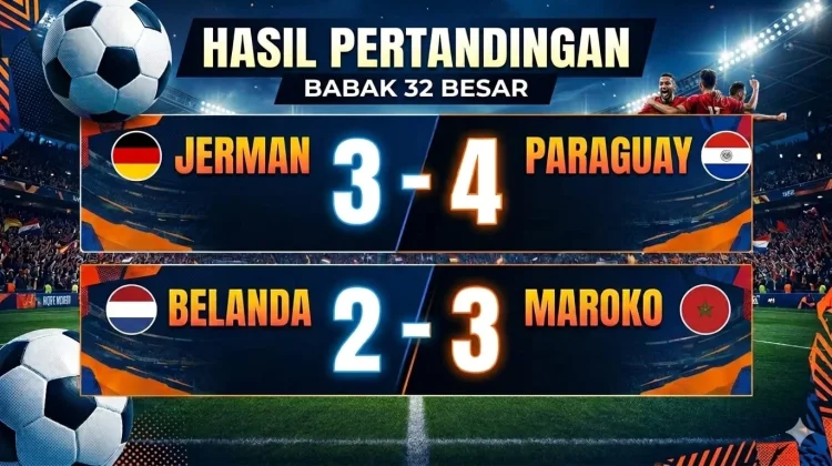 Kejutan 32 Besar, Belanda dan Jerman Tersingkir Melalui Adu Penalti