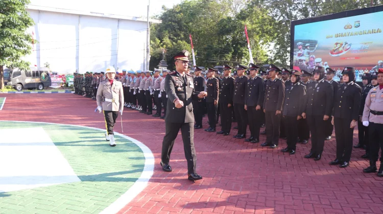 Semangat Presisi Mengabdi, Polres Sumenep Gelar Upacara Hari Bhayangkara ke 80