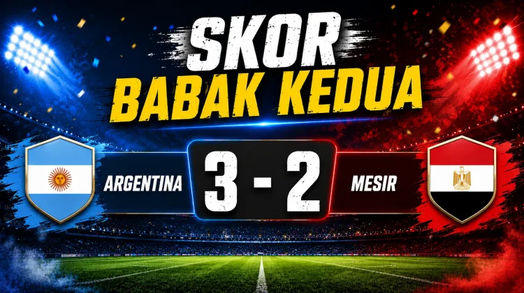 Epic Comeback, Argentina Tundukkan Mesir 3-2