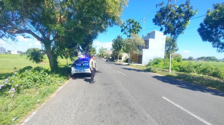 Satlantas Polres Sumenep Patroli Titik Rawan Kecelakaan