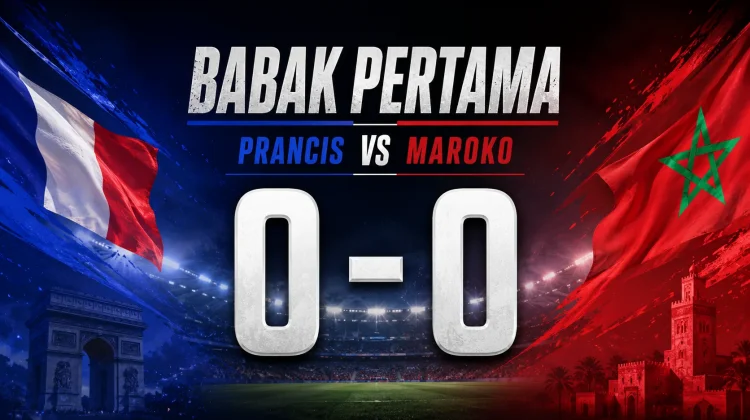 Babak Pertama, Prancis Vs Maroko 0-0