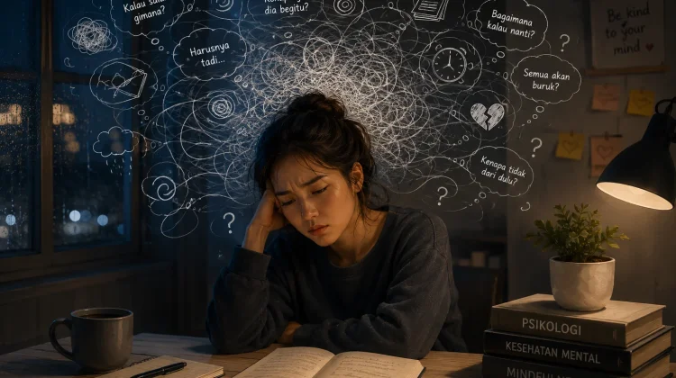 Overthinking dari Sudut Pandang Psikologi: Pikiran Sulit Berhenti Bekerja