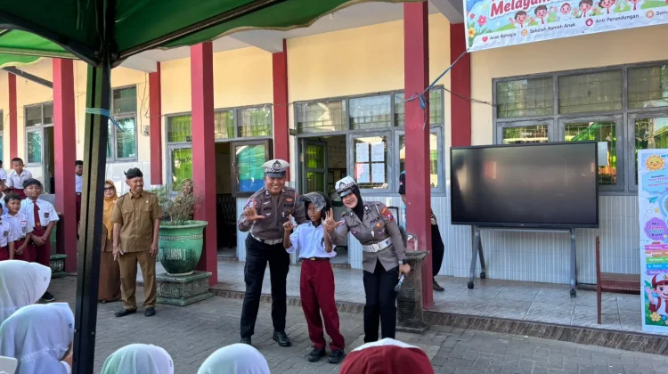 Police Goes To School, Satlantas Sumenep Sambangi SDN Lalangon 1