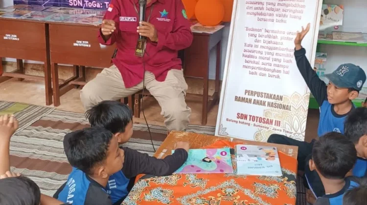 MPLS SDN Totosan 3 Sumenep Semarak dengan Hadirnya Perpusling