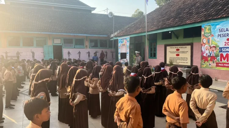 Satlantas Polresta Sumenep Gelar Polisi Sahabat Anak di SDN Paberasan 1