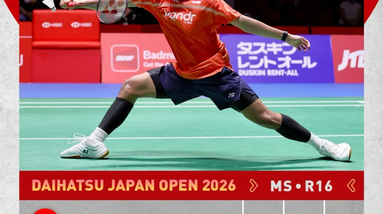 Langkah Ubed Dihentikan Antonsen di Babak 16 Besar Japan Open 2026
