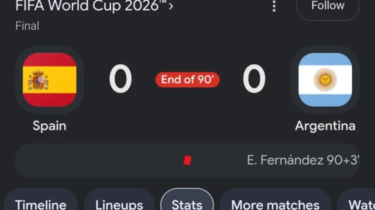 Babak Kedua Masih Imbang 0-0, Pertandingan Dilanjutkan Perpanjangan Waktu