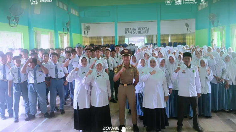 Kiat Jadi Perwira, Ratusan Murid MAN Sumenep Ikuti Talkshow Motivasi
