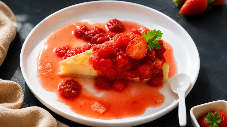 Cheesecake Stroberi, Perpaduan Lembut Keju dan Segarnya Buah