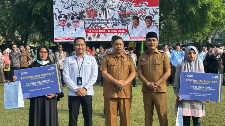 TASPEN Pamekasan Salurkan Manfaat Jaminan Kematian bagi Ahli Waris di Bangkalan