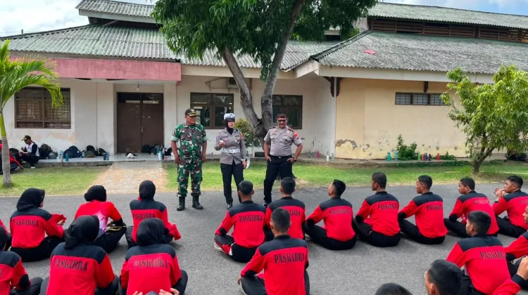 Satlantas Polresta Sumenep Edukasi Calon Paskibraka Sumenep