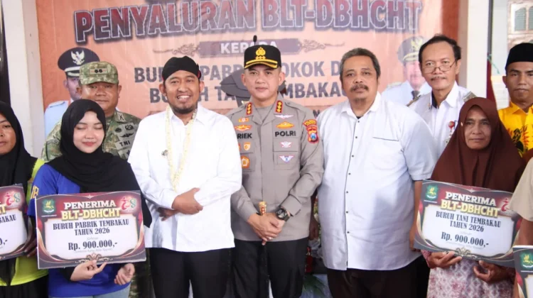 Kapolresta Sumenep Hadiri Launching BLT DBHCHT