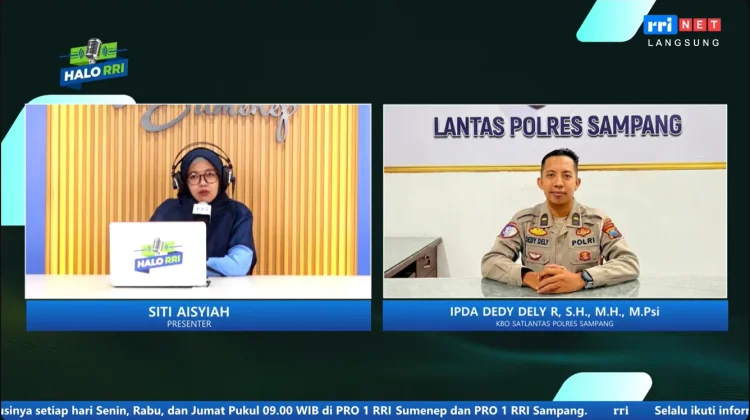 Halo RRI: Satlantas Sampang Siapkan Rekayasa Lalu Lintas Gerak Jalan