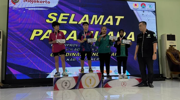 Daftar Peraih Medali PTMSI Pamekasan di Kejurprov Tenis Meja Jatim