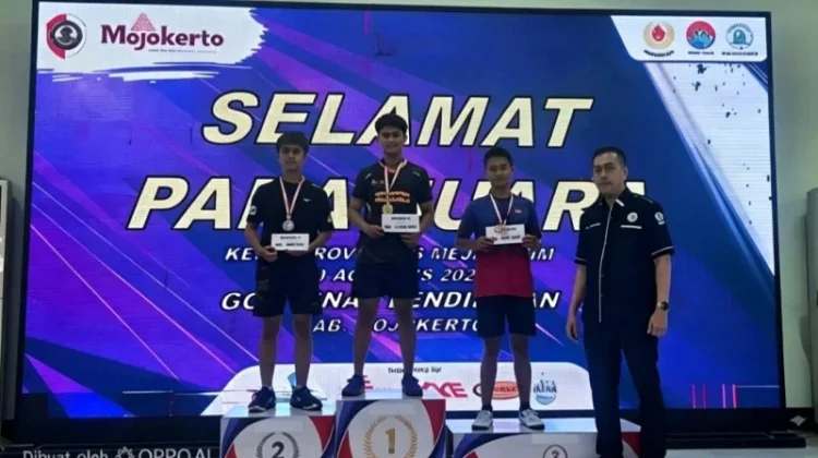 Siswa MTsN 2 Sumenep Sabet Emas Kejurprov Tenis Meja Jawa Timur 2026