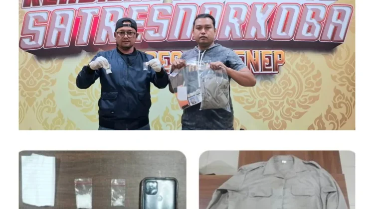 Satresnarkoba Polresta Sumenep Amankan Sabu 4,28 Gram