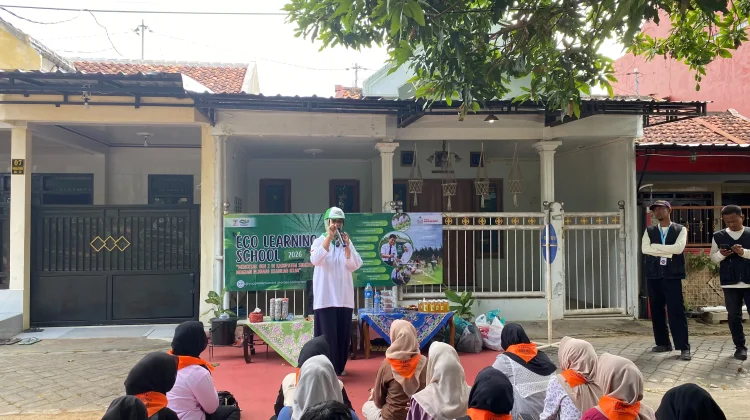 Peserta Eco Learning School 2026 Belajar Olah Sampah di Bank Sampah Tunggak Jati