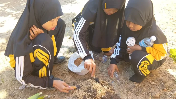 Siswa SDN Moncek Barat Belajar Selamatkan Bumi