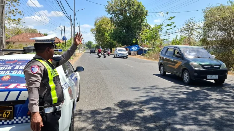 Satlantas Polresta Sumenep Intensifkan Patroli di Jalur Rawan Laka Batuan
