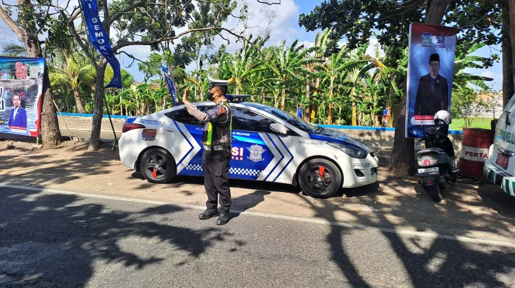 Satlantas Polresta Sumenep Patroli Sejumlah Titik Rawan Laka
