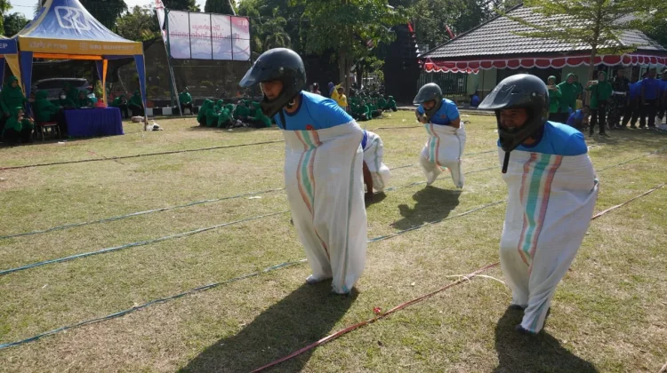 Semarak HUT ke-81 RI, Prajurit dan Persit Kodim Sumenep Adu Kekompakan