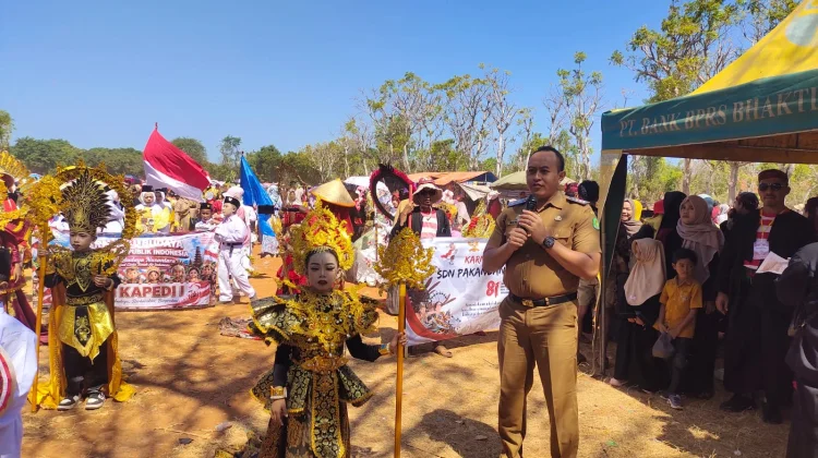 Semarakkan HUT ke-81 RI, Kecamatan Bluto Gelar Karnaval Budaya