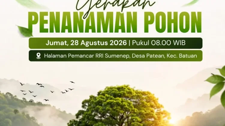 Besok, RRI Sumenep Gelar Gerakan Tanam Pohon Bersama