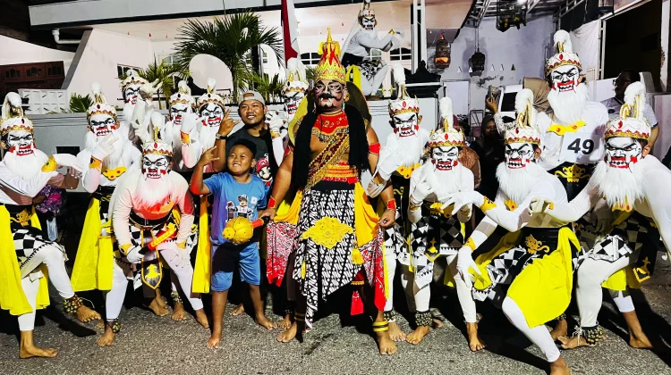Gerak Jalan Umum, Trunojoyo Tampilkan Hanoman Obong