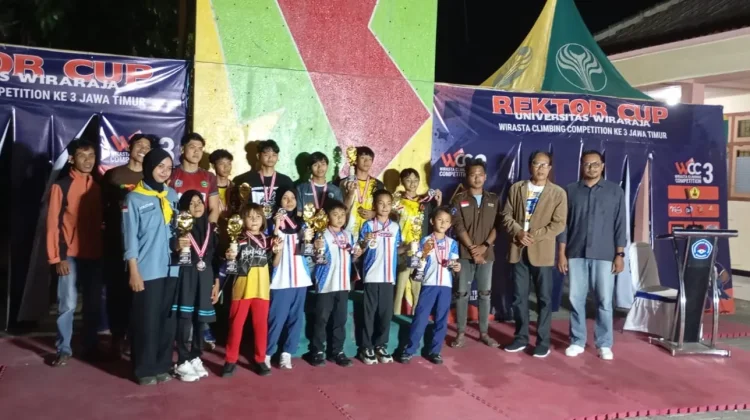 Rektor Unija Harap Wirasta Climbing Competition Lahirkan Atlet Panjat Tebing Ber