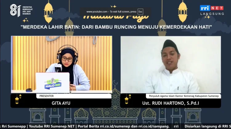 Ustaz Rudi: Cinta Tanah Air Dapat Menjadi Wujud Syukur atas Kemerdekaan