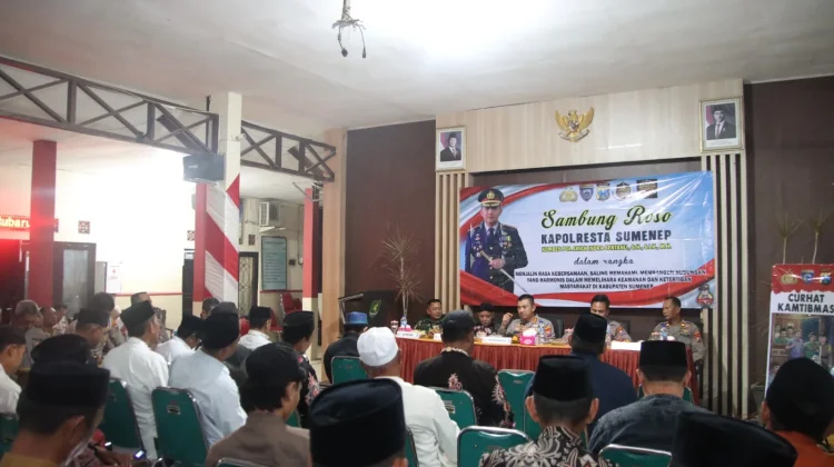 Polresta Sumenep Gelar Giat Sambung Roso di Kecamatan Rubaru, Serap Aspirasi Warga