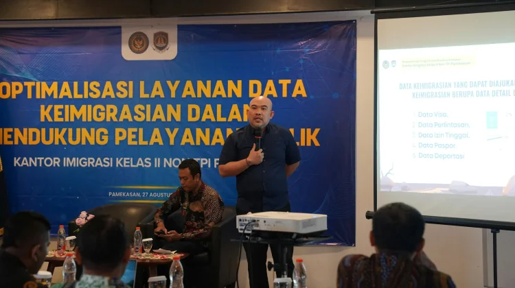 Kanim Pamekasan Perkuat Sinergi lewat Layanan Data Keimigrasian