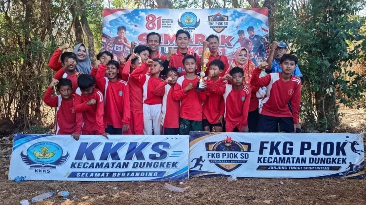 SDN Dungkek I Raih Juara Umum Semarak HUT ke-81 RI, 21 Piala Berhasil Dibawa Pulang