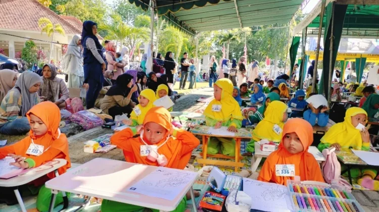 Lomba Mewarnai RRI Fest, Asah Kreativitas Anak
