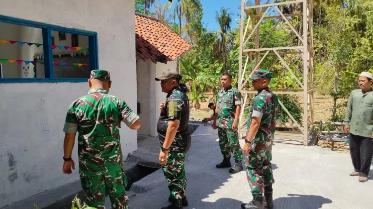 Dandim Sumenep Pastikan Pembangunan Bakti TNI Tepat Sasaran