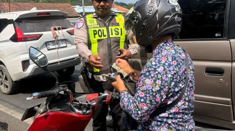 Satlantas Polresta Sumenep dan Bapenda Gelar Operasi Gabungan