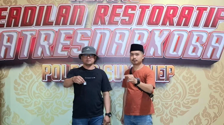 Perjalanan 2 Budak Sabu Berakhir Ditangan Satresnarkoba Polresta Sumenep