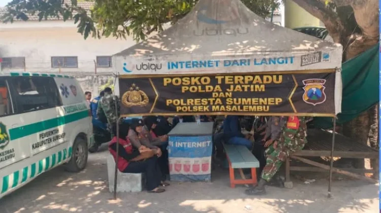 Polresta Sumenep Dirikan Tiga Posko Terpadu Tanggap Darurat KM Virgo Transport 8