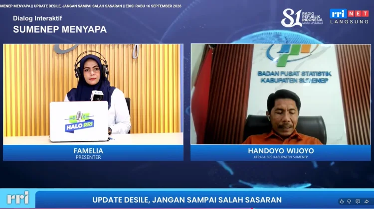 BPS Sumenep Imbau Masyarakat Aktif dan Jujur Pemutakhiran Data DTSEN