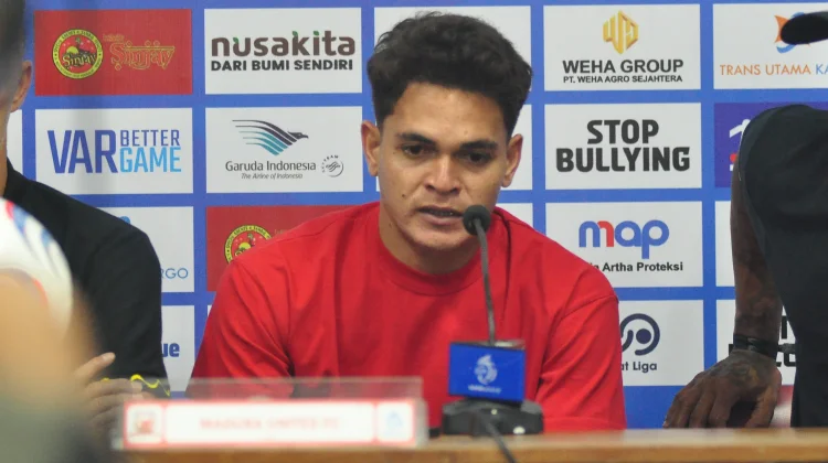 Gali Freitas Bersyukur Cetak Gol Perdana untuk Madura United