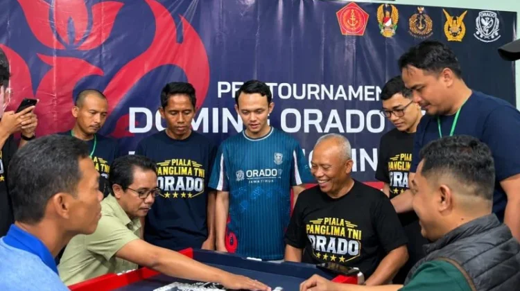 Semarakkan HUT TNI, 128 Peserta Ikuti Turnamen Domino di Pamekasan